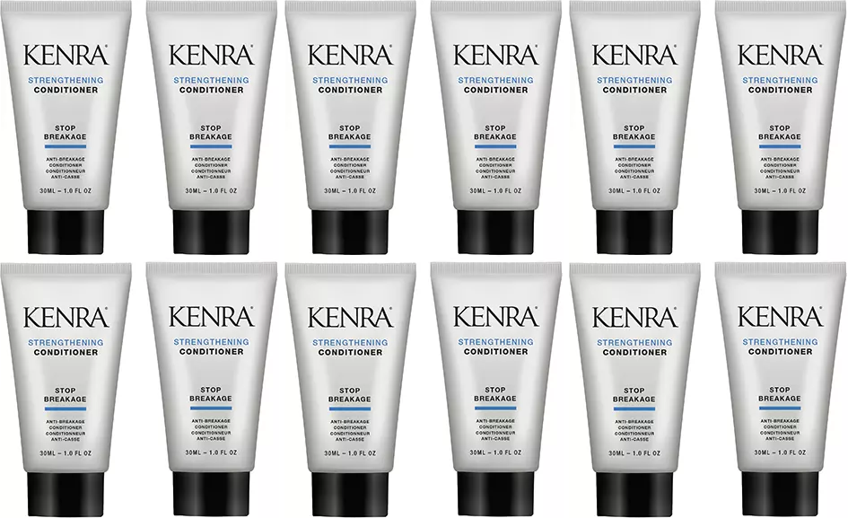 12 pack KENRA Strengthening Conditioner Stop Breakage 30 ml 1 fl oz Travel Sample