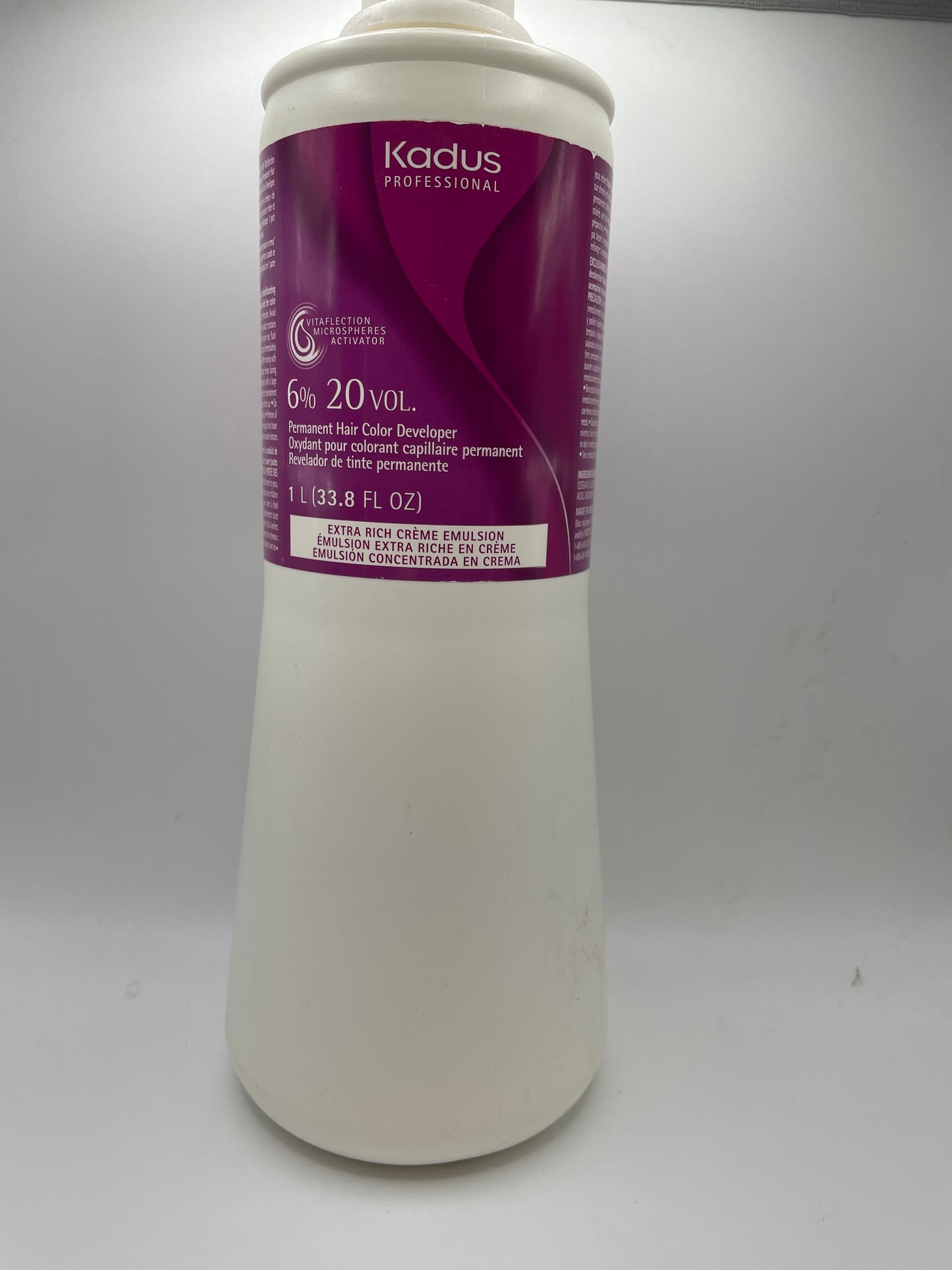 Kadus Professional Hair Color Developer 33.8 oz6% 20 Volume Permanent