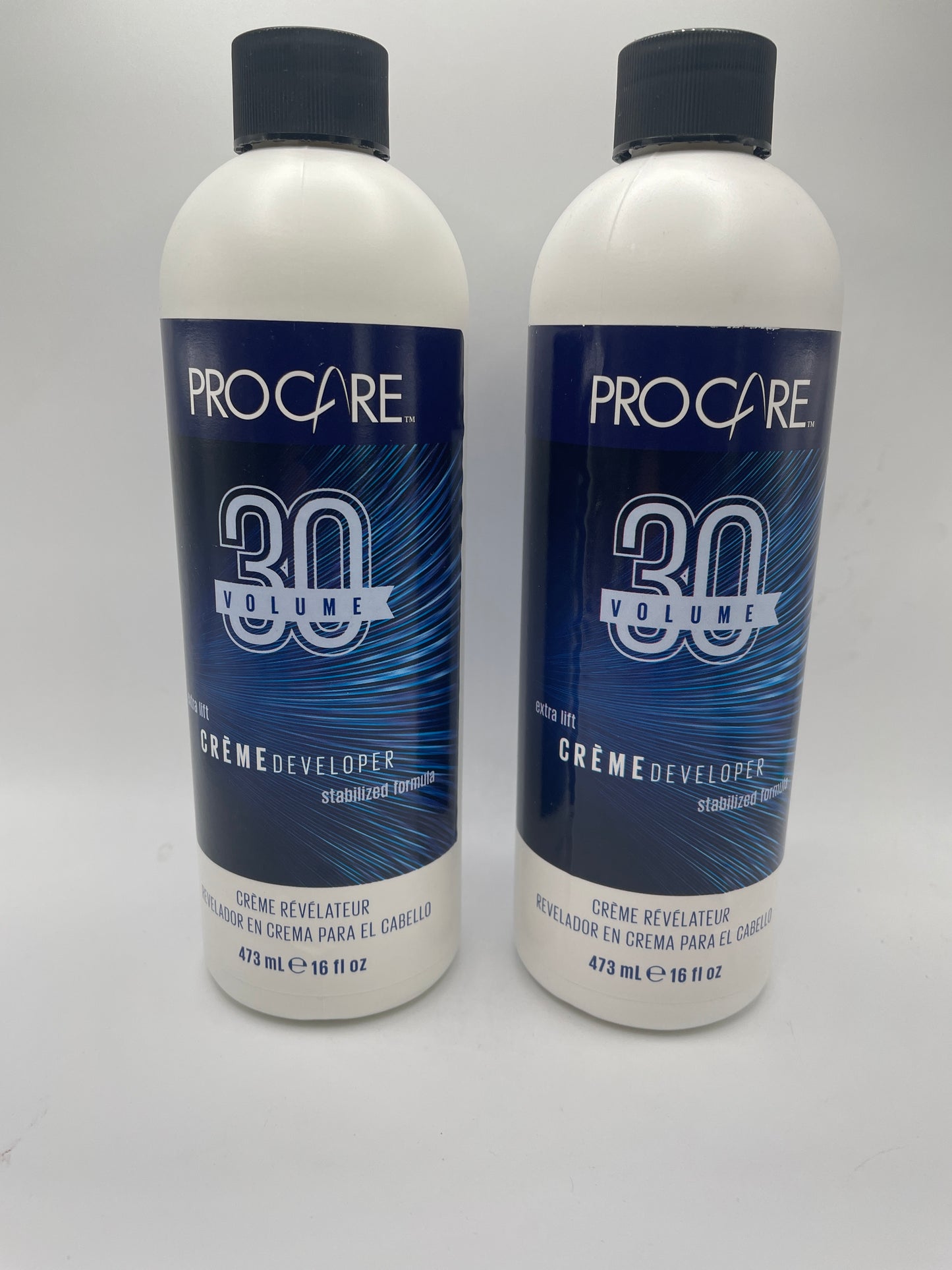 2 Pack Procare 30 volume extra lift creme developer 16fl.oz.
