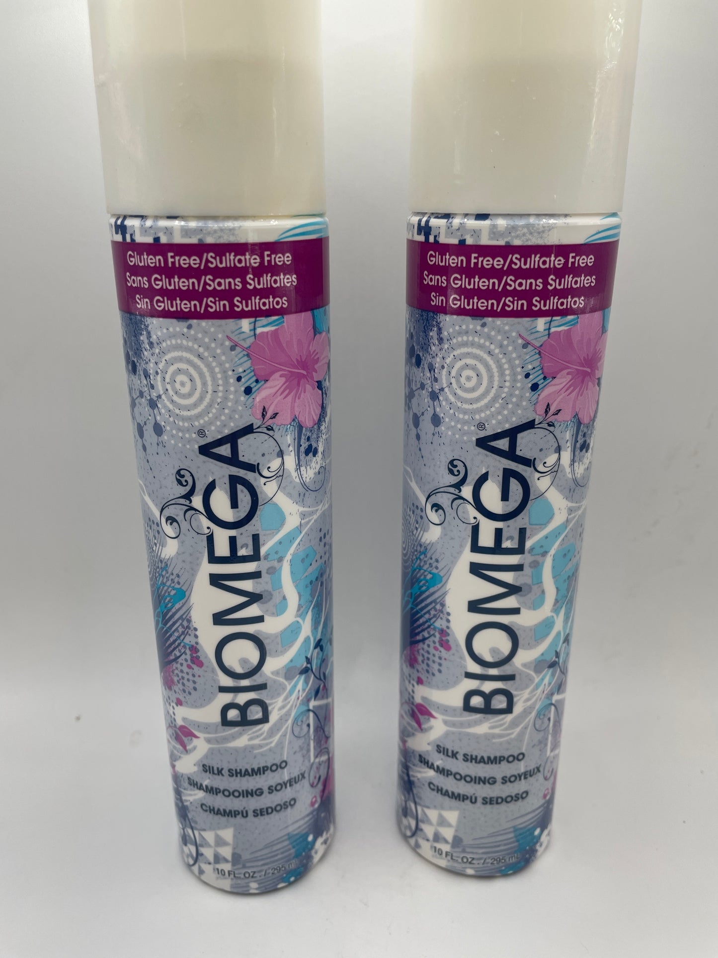 2 Pack Aquage Biomega 10oz each Silk Shampoo