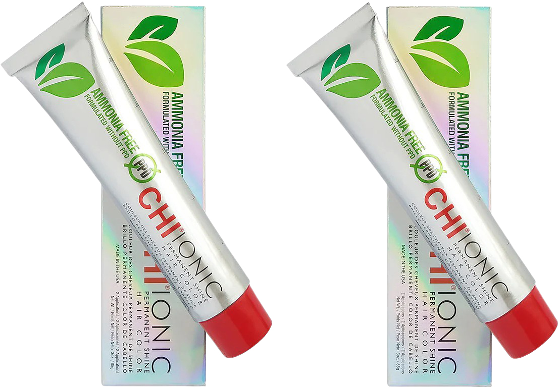 2 Pack - CHI IONIC Permanent Shine Hair Color 3oz 4A