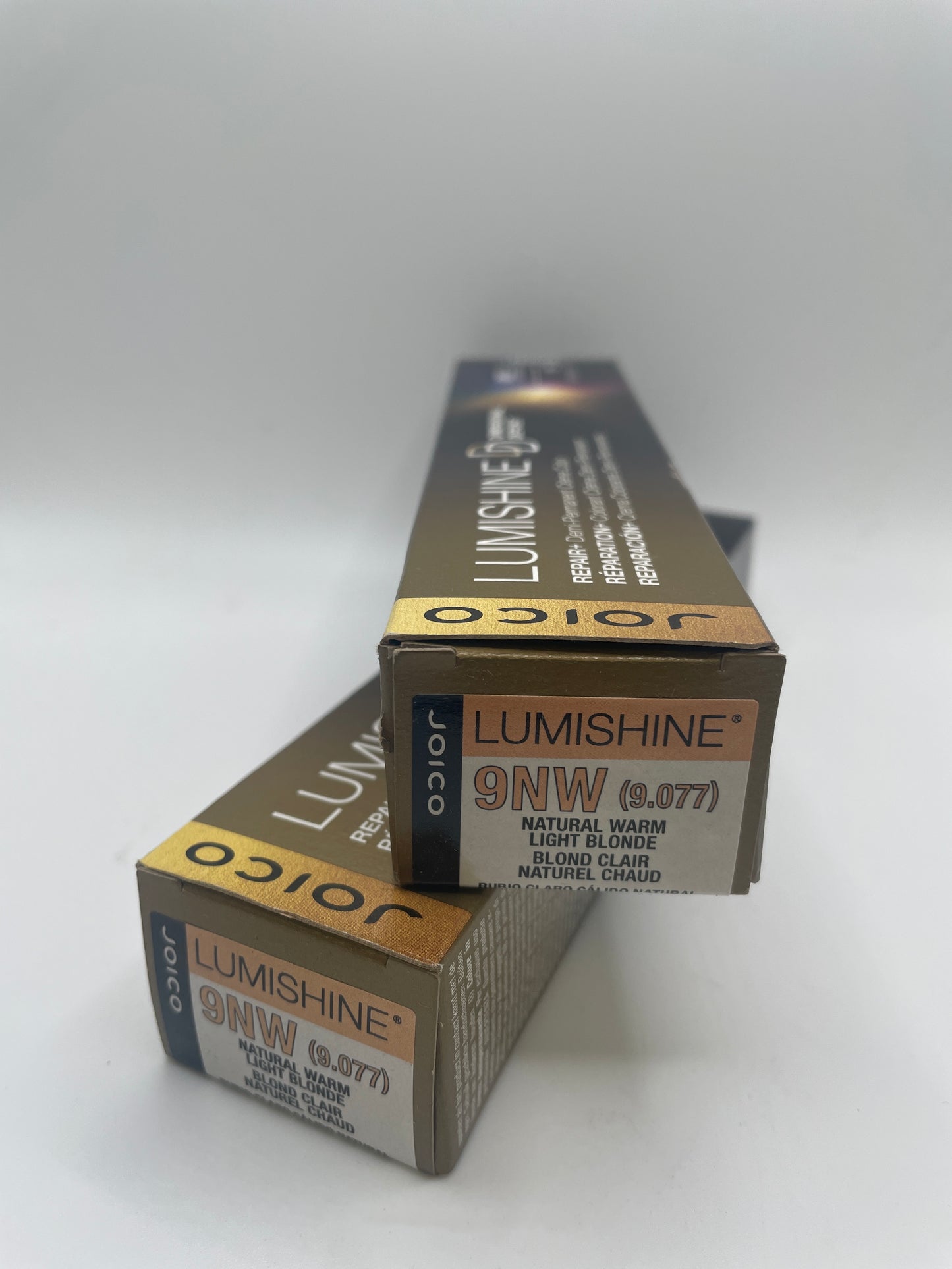 2 Pack JOICO LUMISHINE YOUTHLOCK REPAIR+ PERMANENT COLOR 2.5 OZ 9NNW