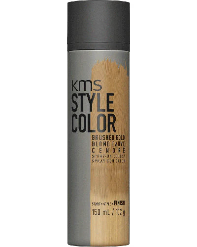 KMS Style Color Temporary Spray On Color 110 g / 3.8 oz - Brushed Gold