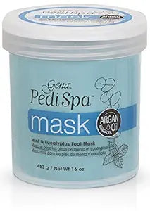 Gena Pedi Spa Mask with Mint Eucalyptus and Argan Oil Foot Care 16 oz