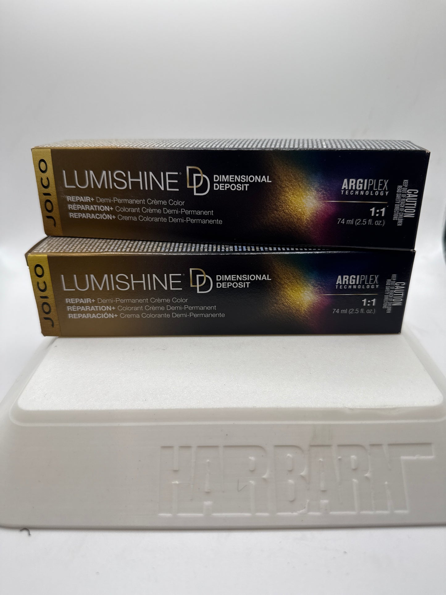 3 Pack Joico Lumishine Dimentional Deposit Repair + AgriPlex 2.5oz Hair Color