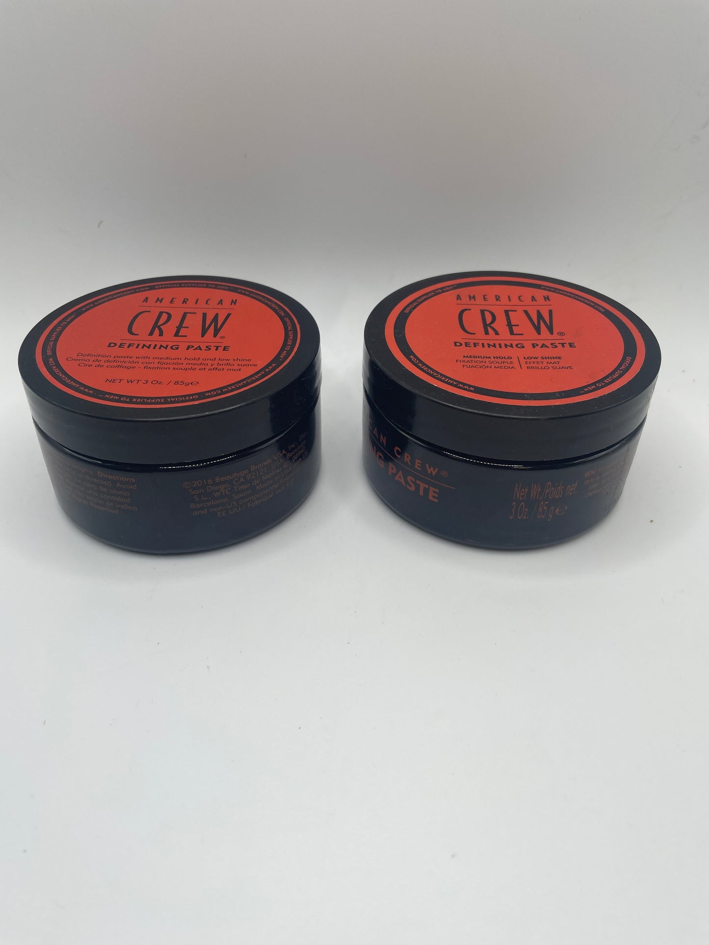 2 Pack American Crew Defining Paste - 3 oz