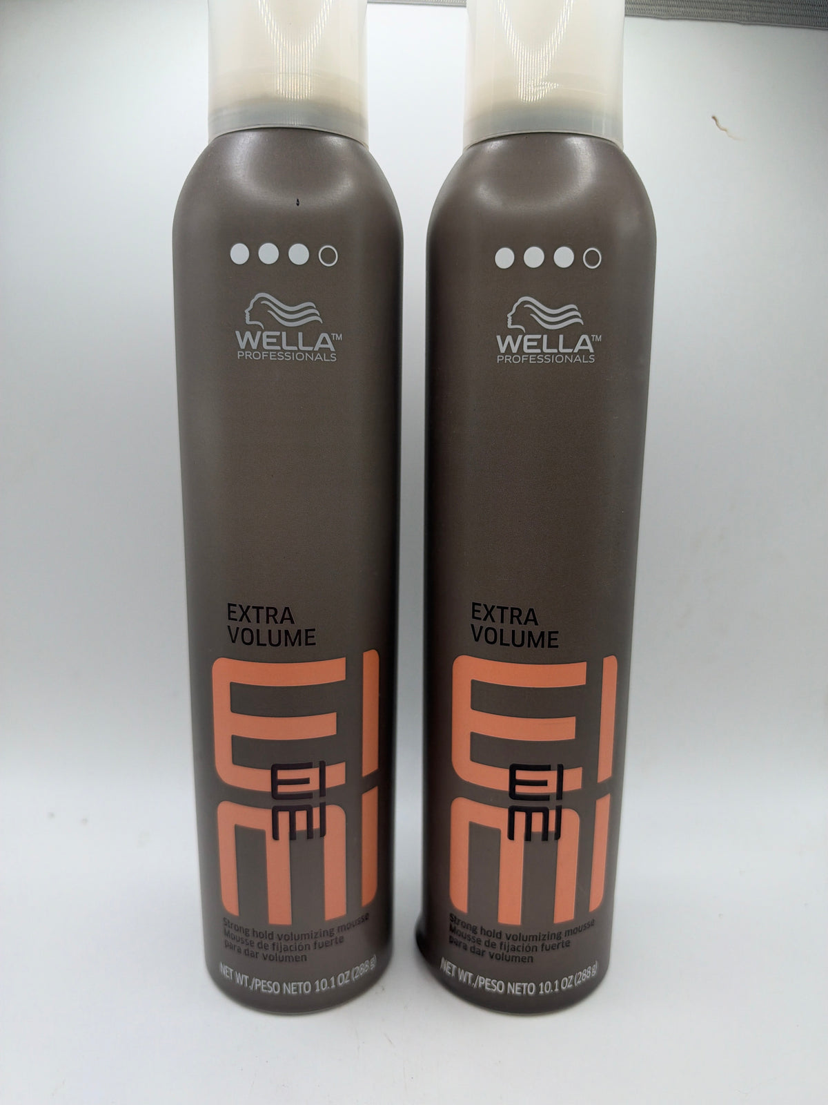 2 Pack Wella EIMI Extra Volume Strong Hold Volumizing Mousse 10.1 oz