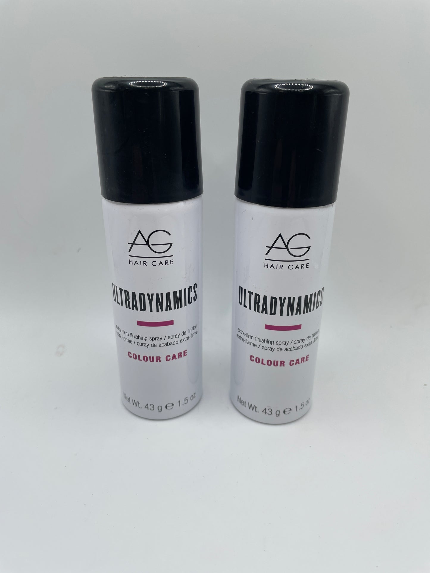 2 Pack AG Hair Care Ultradynamics Colour Care Finishing Spray 1.5 oz