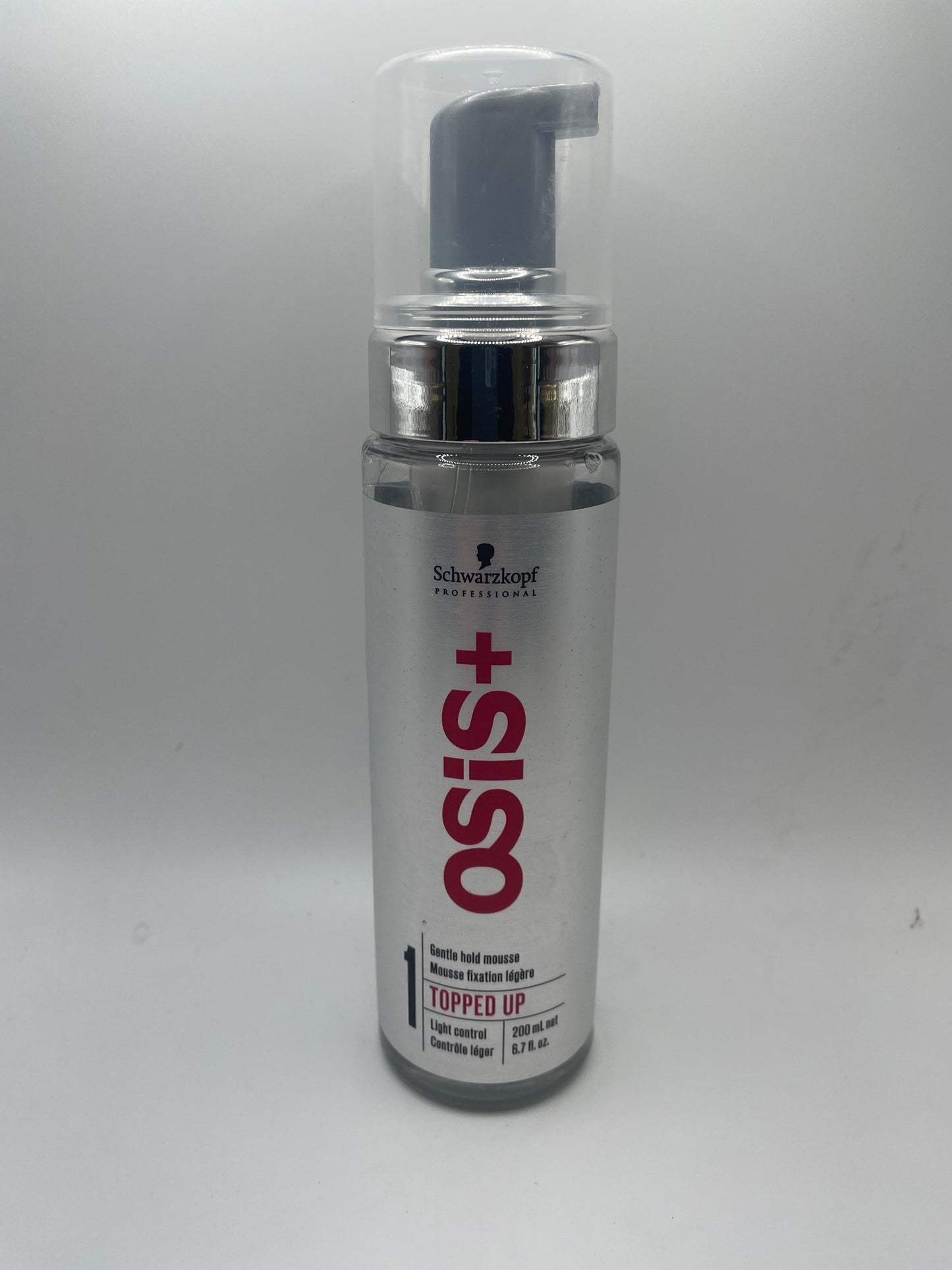 Schwarzkopf Osis+ Topped Up Foam Gentle Hold Mousse Light Control 6.7oz