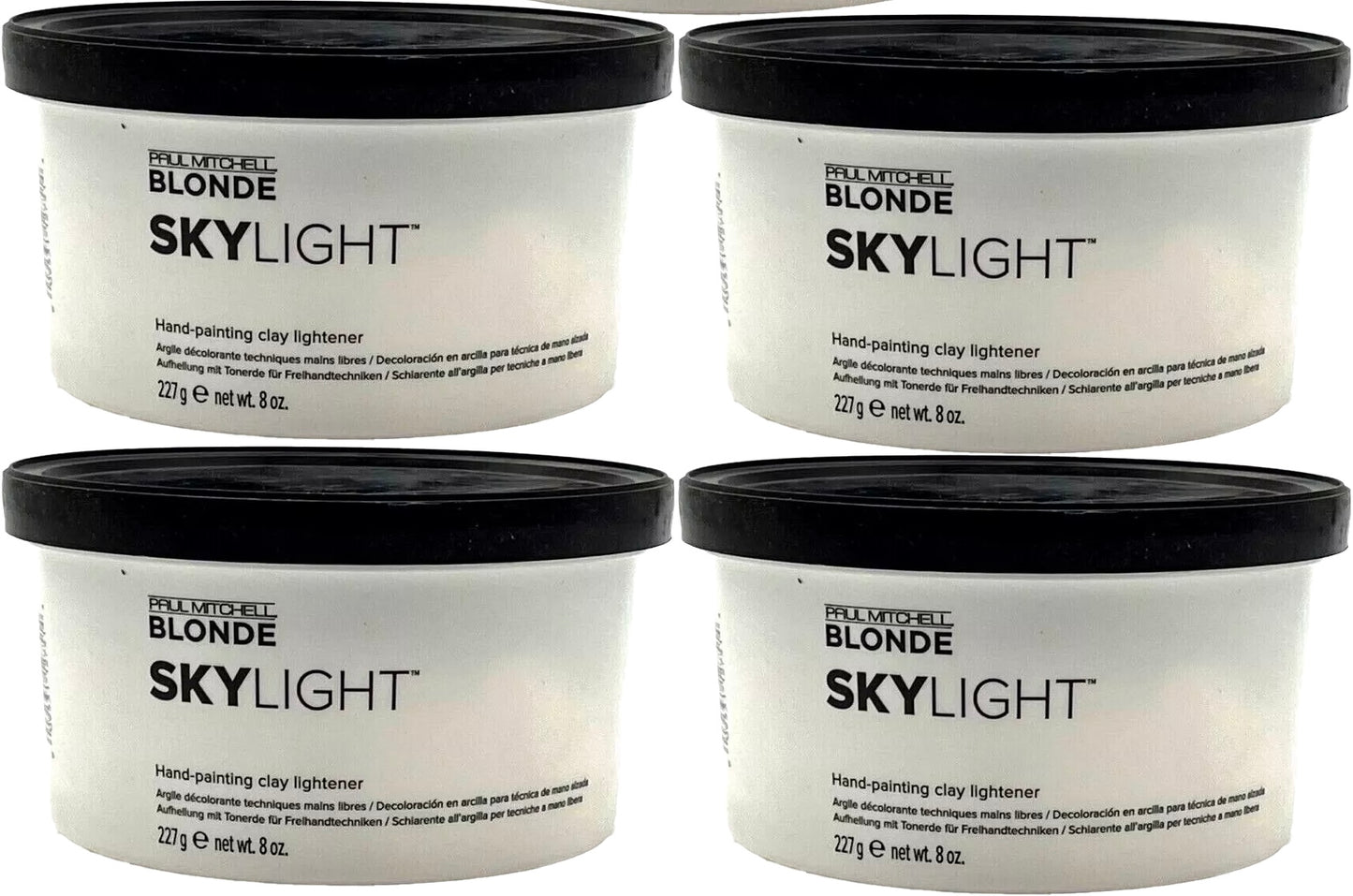 4 Pack Paul Mitchell Blonde Skylight Clay Lightener 8 oz 32 oz total