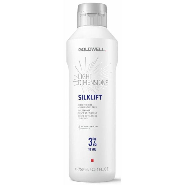 2 Pack Goldwell Light Dimensions Silklift Cream Developer 3% 10 vol 25.4 Oz