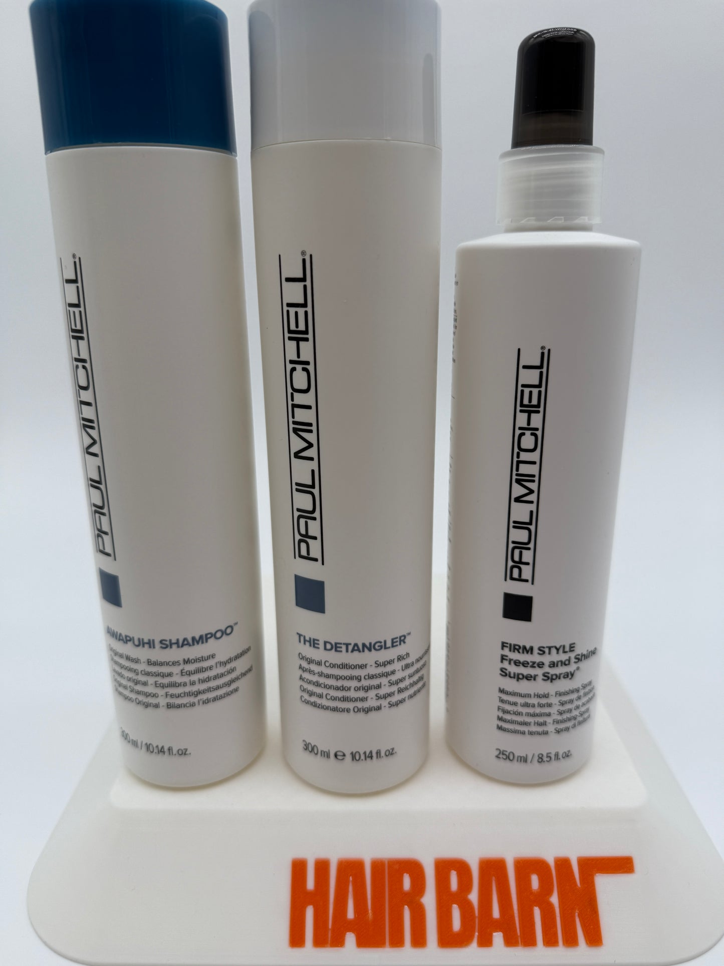 Paul Mitchell Kit Awapuhi Shampoo 10.14, Detangler 10.14, Freeze and Shine 8.5