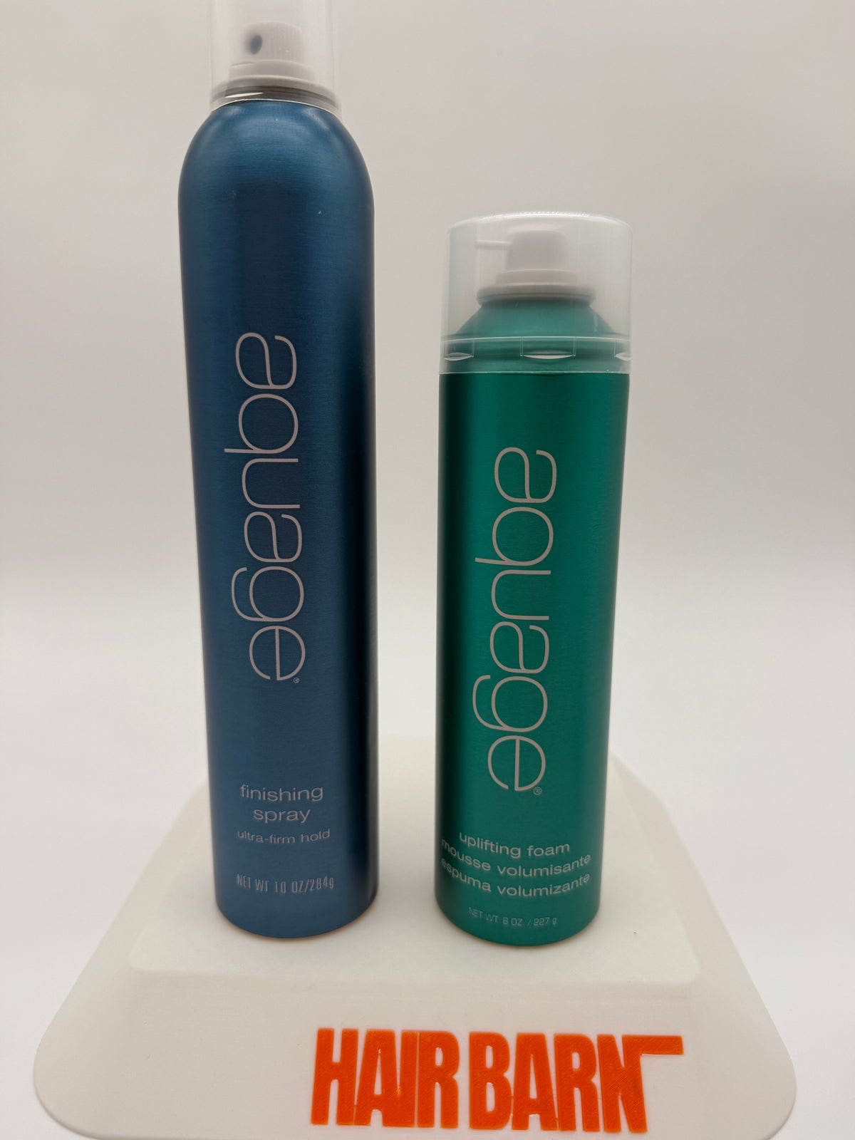 Aquage Lift and Lock Set Hair Spray 10 oz and foam 8 oz