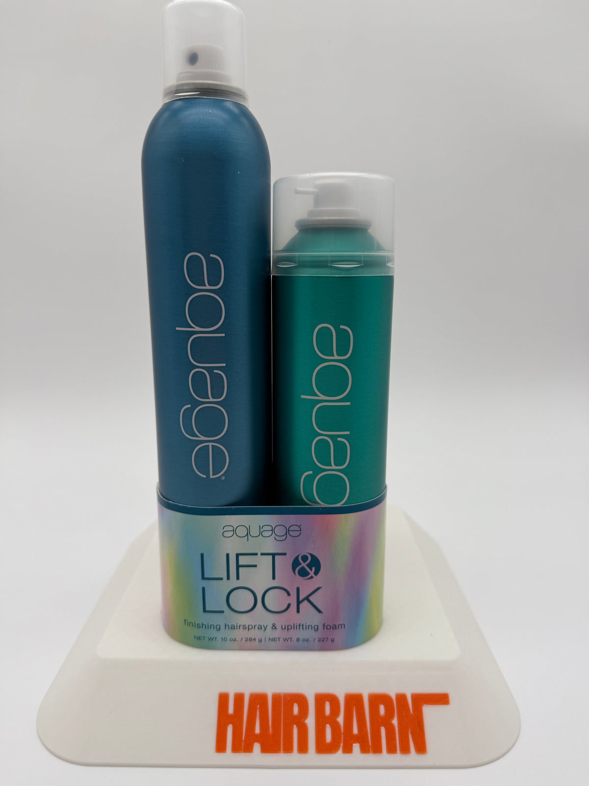 Aquage Lift and Lock Set Hair Spray 10 oz and foam 8 oz