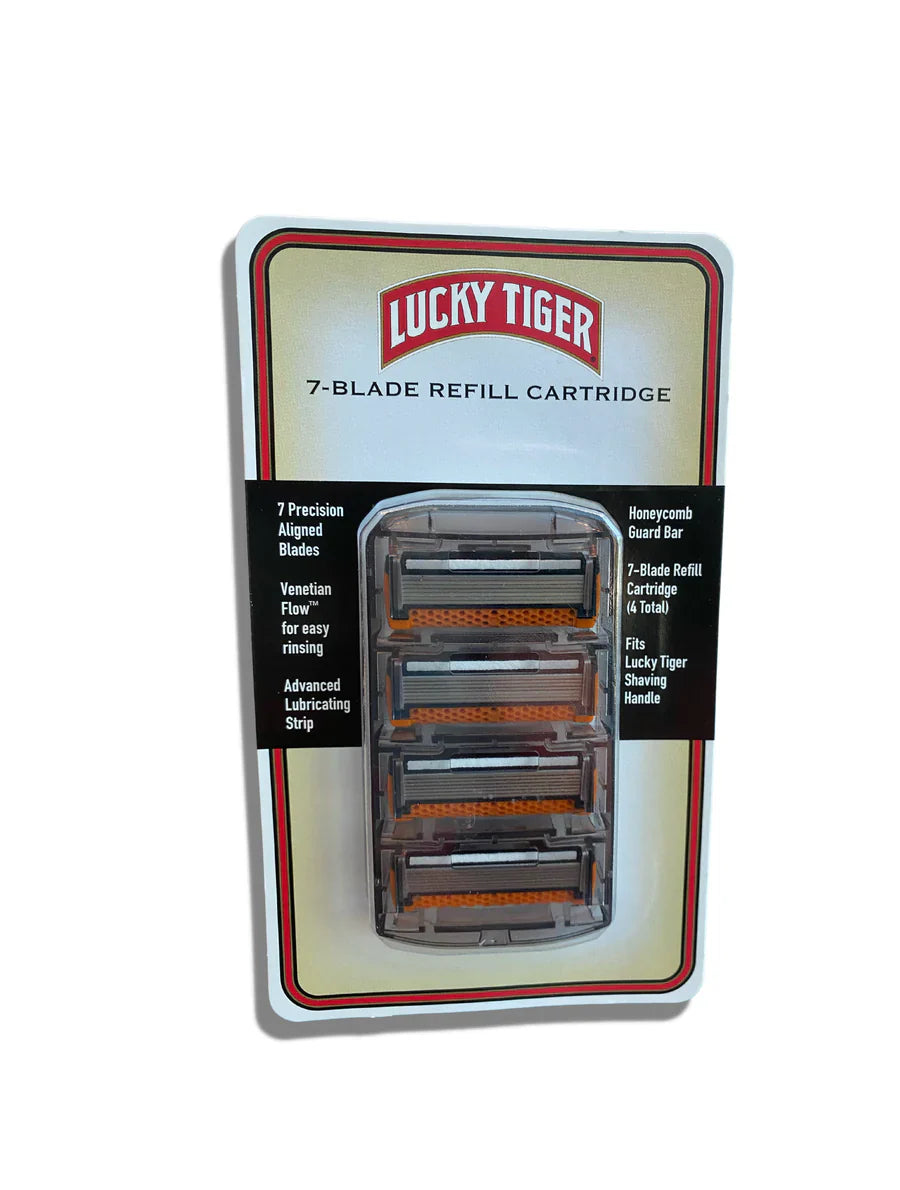 2 Pack - Lucky Tiger 7 - Blade Refill Cartridge - 4 cartridges