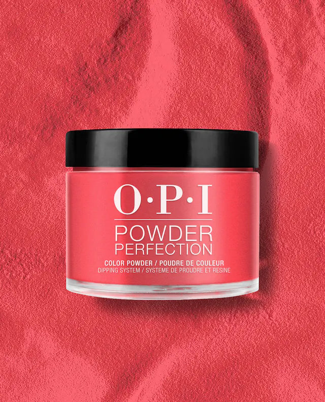 OPI Powder Perfection Dip Powder 43g / 1.5 oz Red Hot Rio