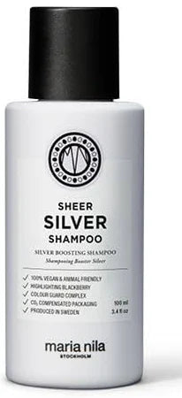 2 Pack MARIA NILA Sheer Silver Shampoo 100 ml 3.4 fl oz