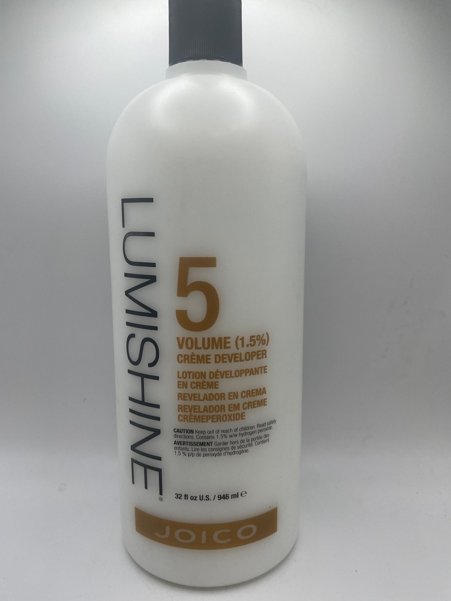 2 Pack Joico Lumishine Creme Developer 5 Volume 33.8 oz