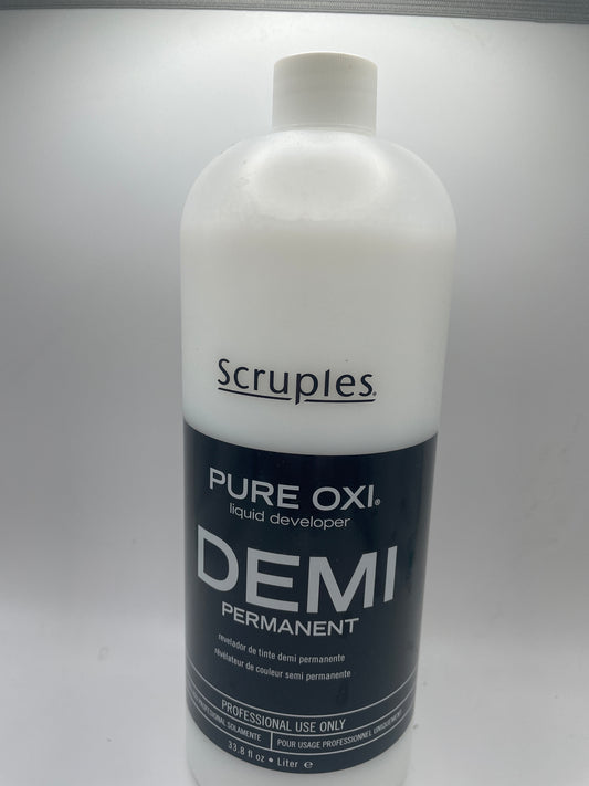 2 Pack Scruples Pure Oxi Liquid Developer Demi Permanent, 33.8 Fl. Oz.