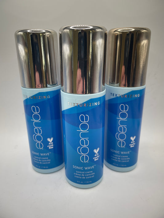 3 Pack Aquage Sonic Wave Texturizing Control Creme 4 fl oz l