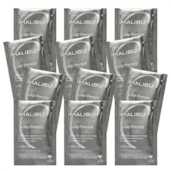 12 Pack Malibu C Scalp Therapy Mineral Build Up Scalp Cleanser
