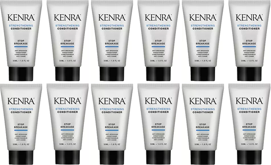 12 pack KENRA Strengthening Conditioner Stop Breakage 30 ml 1 fl oz Travel Sample