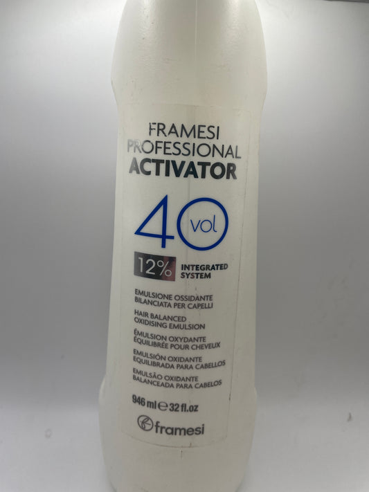 FRAMESI PROFESSIONAL ACTIVATOR 40 Volume 12% DEVELOPER 32 fl. oz