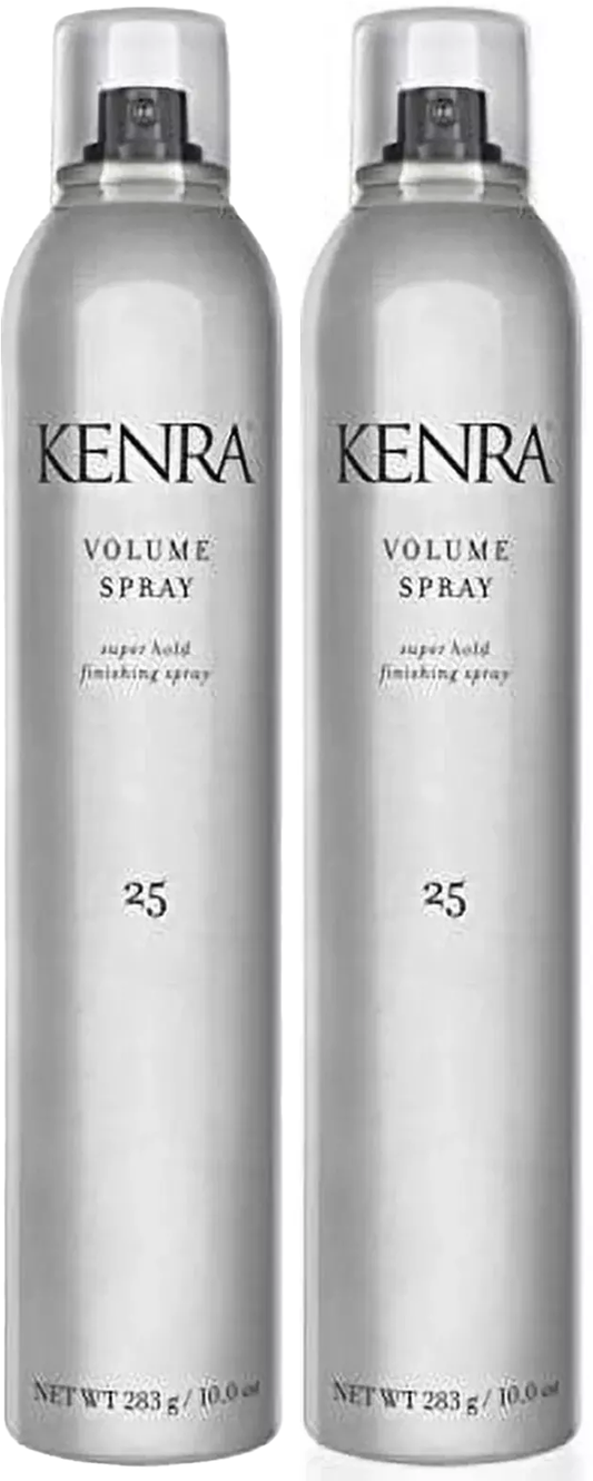 2 Pack Kenra 25 Volume Spray Super Hold 10 oz Fresh Product #25