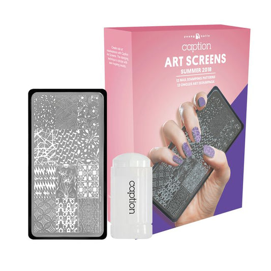 Young Nails Caption Summer Collection Kit Art Screen Set Summer