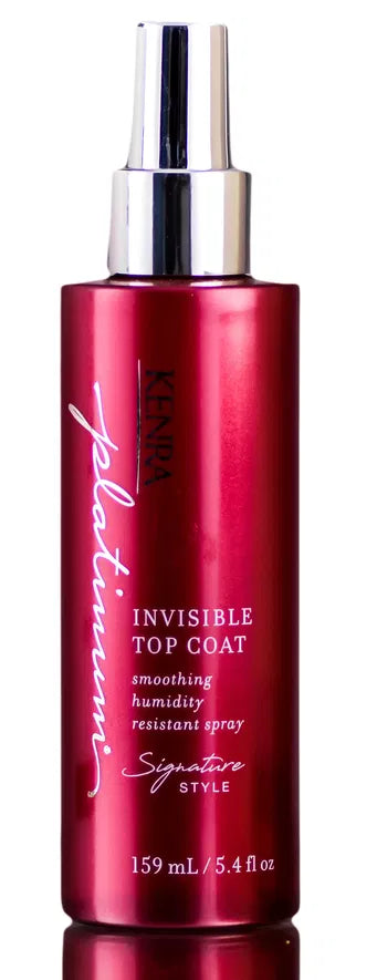 Kenra Invisible Top Coat 5.4 oz enhanced with Velvet Flower Anti Humidity