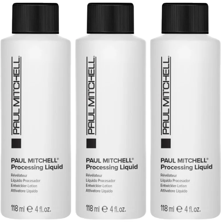 5 Pack Paul Mitchell Processing Liquid, 7 vol 2% peroxide 4 fl oz