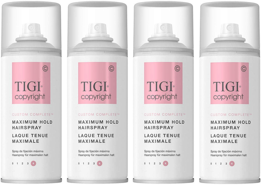 3 Pack TIGI Copyright CUSTOM COMPLETE MAXIMUM HOLD HAIRSPRAY 3 oz