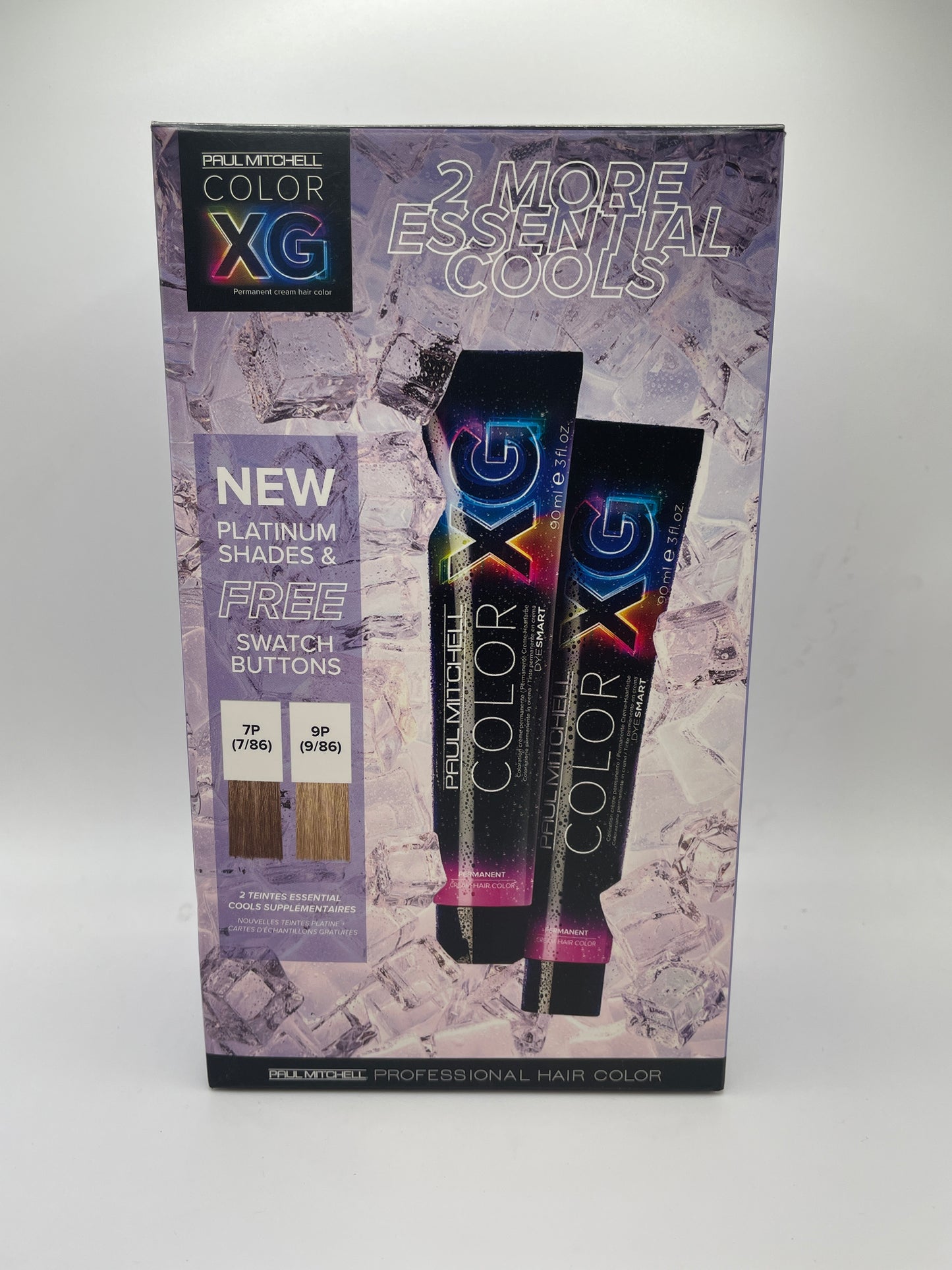Paul Mitchell Color XG Platinum 7P (7/86)and 9P(9/86) - (2) 3 ounce tube kit