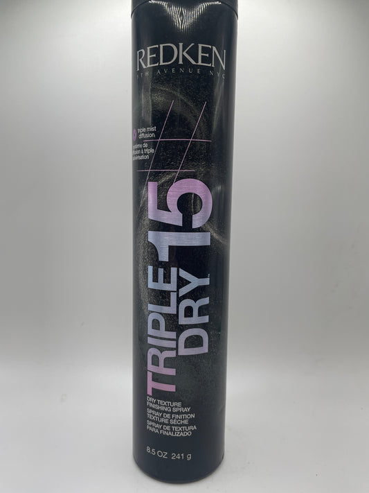 REDKEN Triple Dry 15 Dry Texture Finishing Spray 8.5 oz