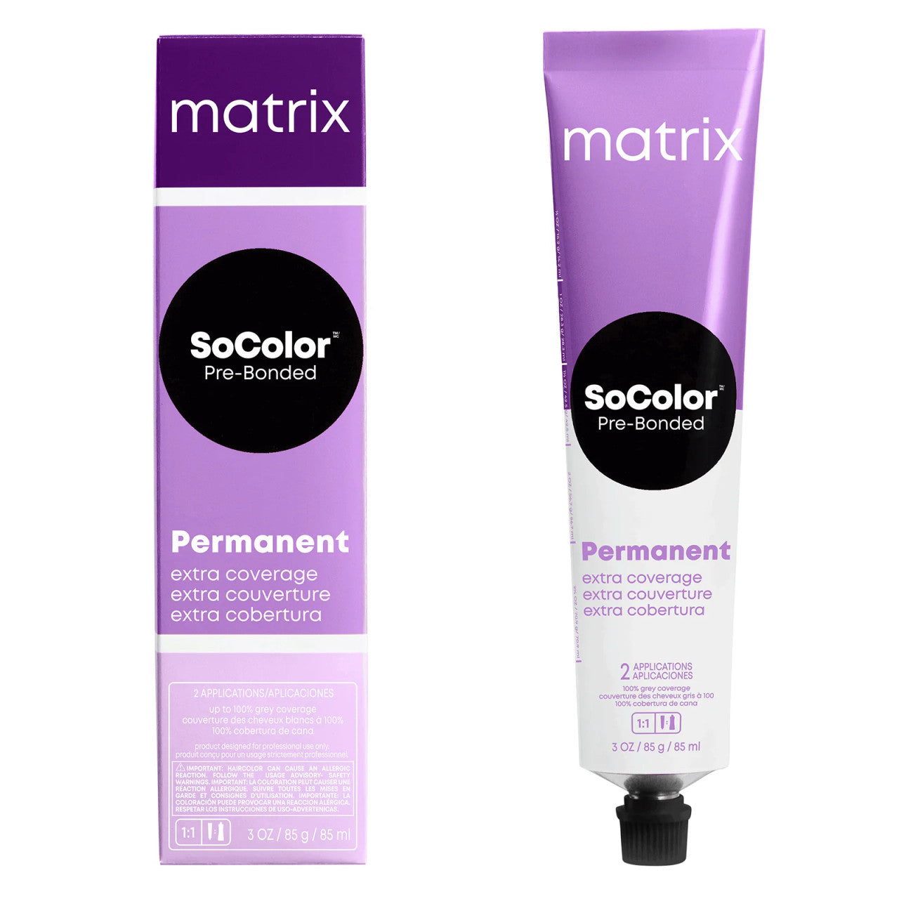 2 Pack - Matrix Socolor Permanent Cream Color 506NJ Light Brown Neutral Jade