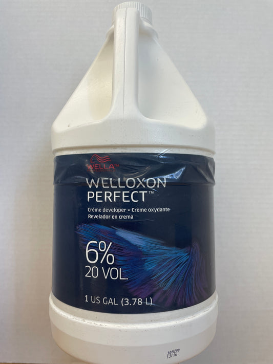 Wella Welloxin Perfect Creme Developer 6% 20 Volume 1 Gallon