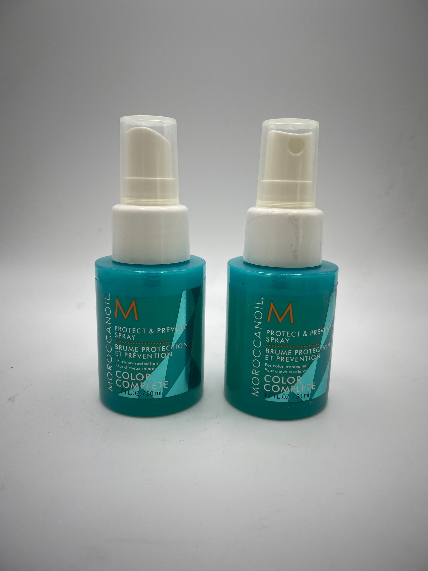 2 Pack Moroccanoil Protect and Prevent Spray Color Complete 1.7 oz Travel Size