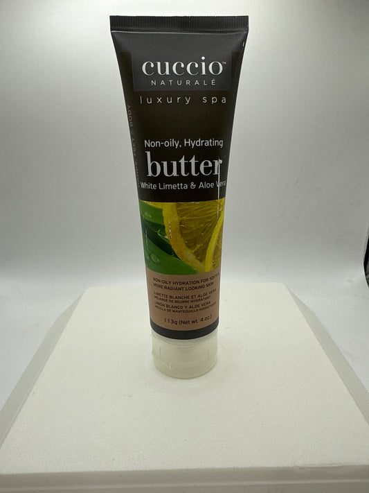 2 Pack - Cuccio White Limetta & Aloe Vera Butter 4 oz. Body Cream