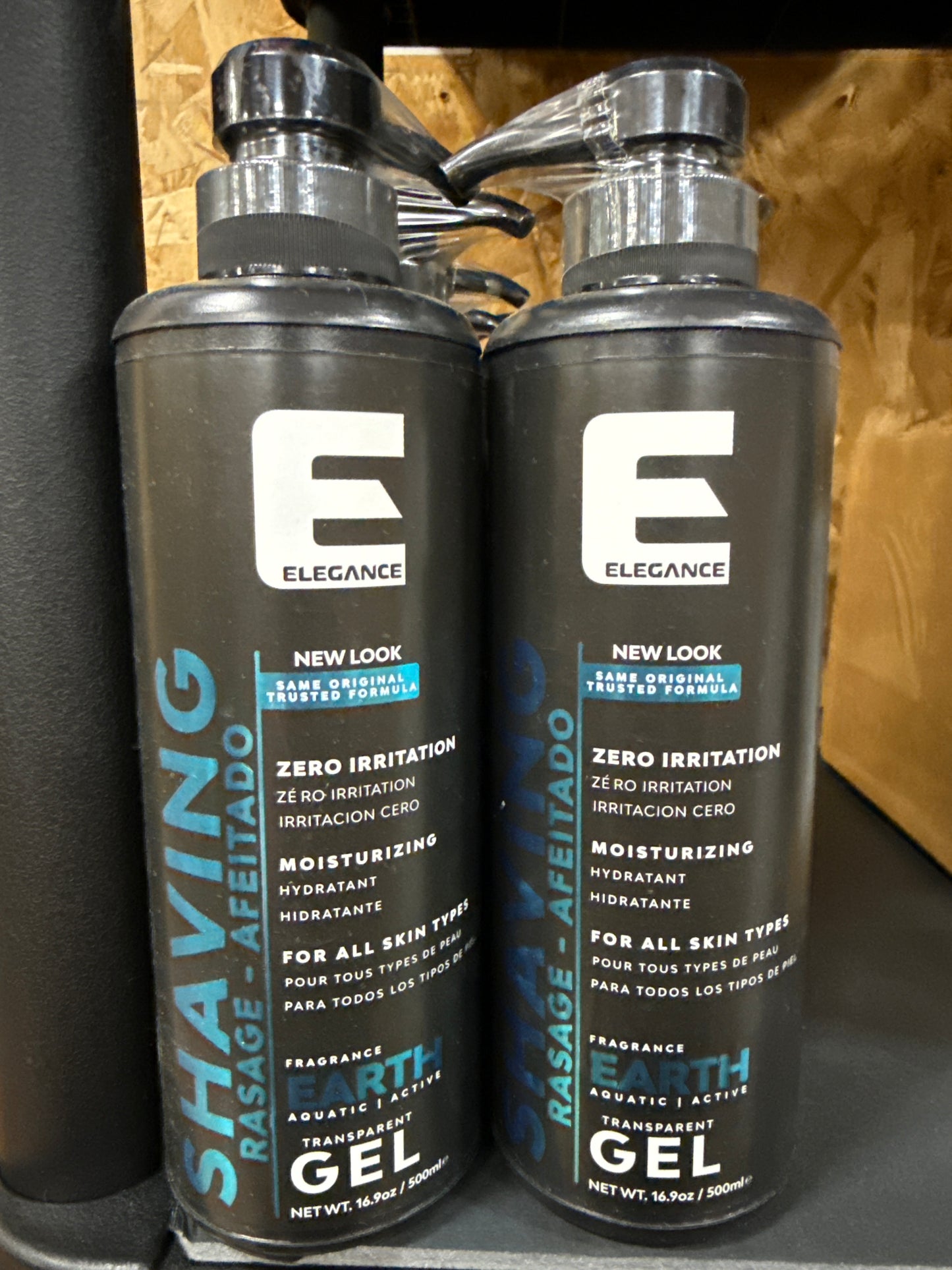 2 Pack Elegance Shaving Gel Earth 16.9 oz