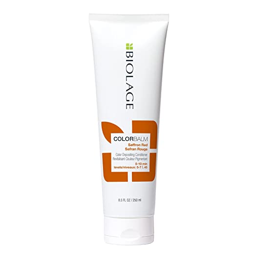 BIOLAGE COLORBALM COLOR Depositing BALM SAFFRON RED CONDITIONER 8.5oz