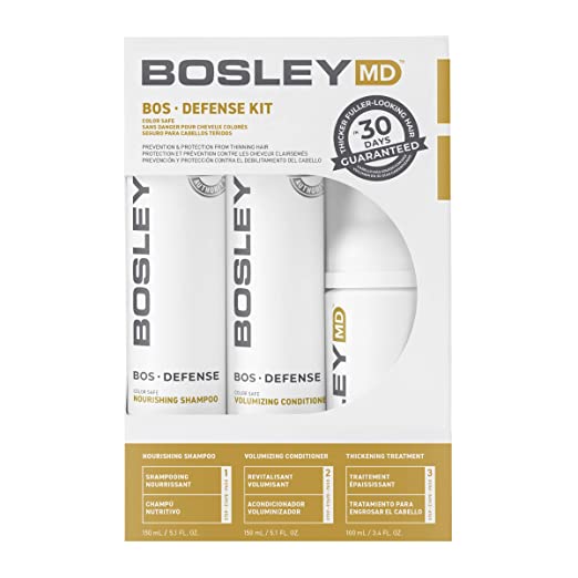 2 Pack BosDefense Color Safe 30 Day Kit Shampoo Conditioner