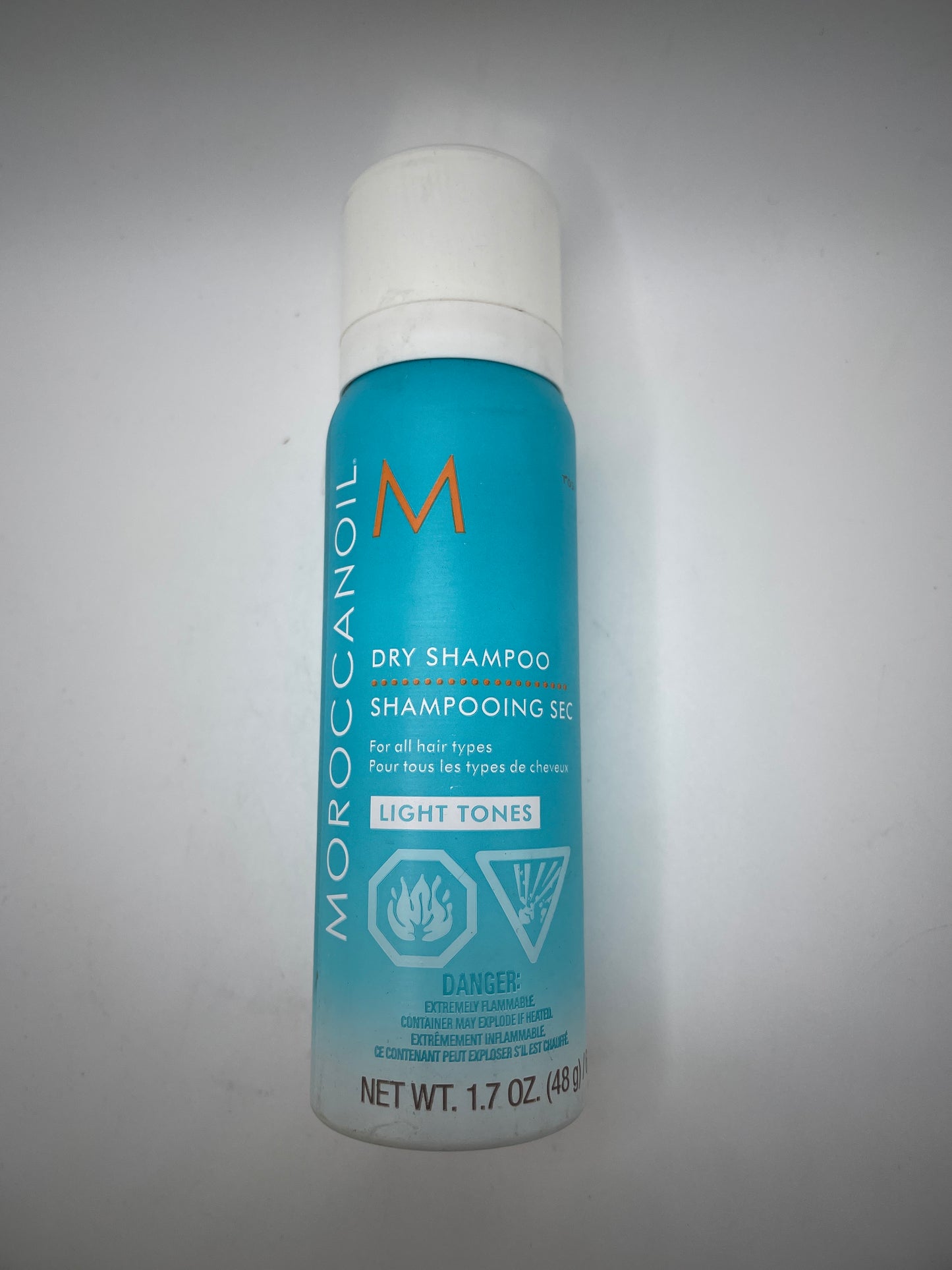 Moroccanoil Dry Shampoo LIGHT Tones for All Hair Types 1.7 oz Travel Size