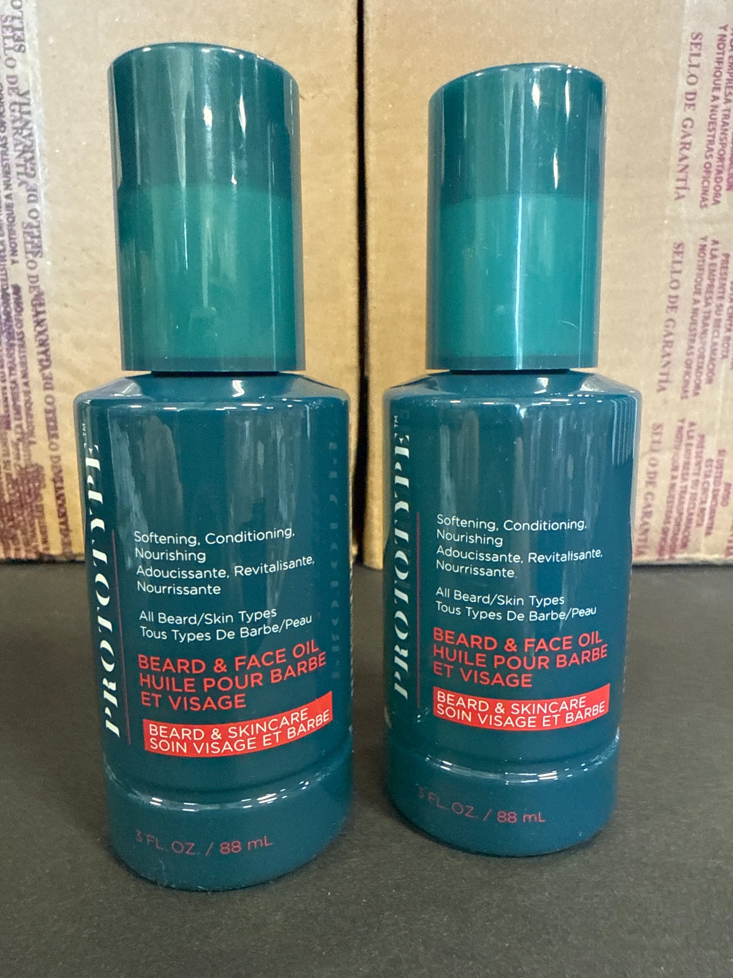 3 Pack Prototype Beard and Skin Oil, 3 oz Styling