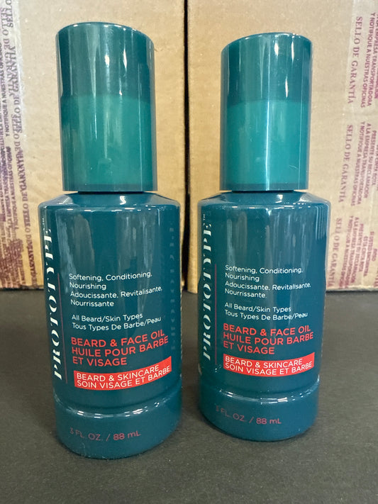 3 Pack Prototype Beard and Skin Oil, 3 oz Styling