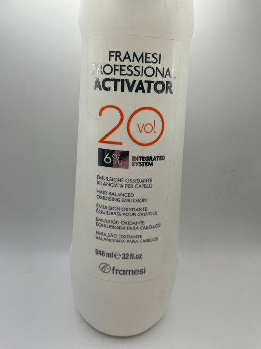 2 Pack Framesi Professional Activator 20 Vol 6% 32oz