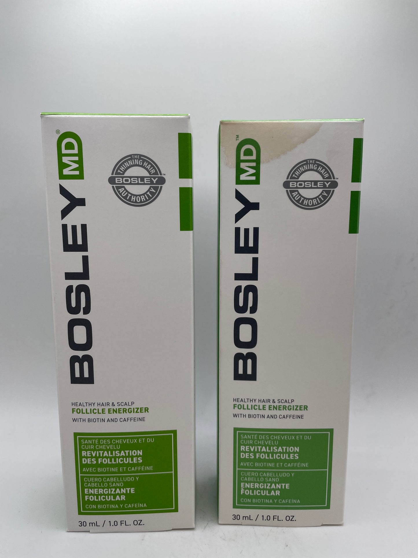 2 Pack Bosley MD Healthy Hair & Scalp Follicle Energizer 1 oz