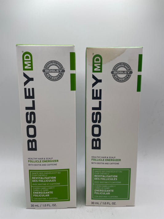 2 Pack Bosley MD Healthy Hair & Scalp Follicle Energizer 1 oz