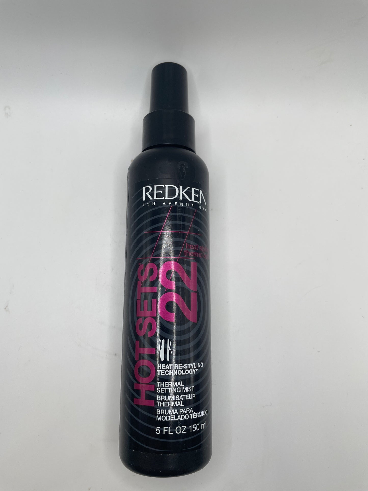 REDKEN Hot Sets 22 Heat Restyling Technology Thermal Setting Mist Spray 5 oz