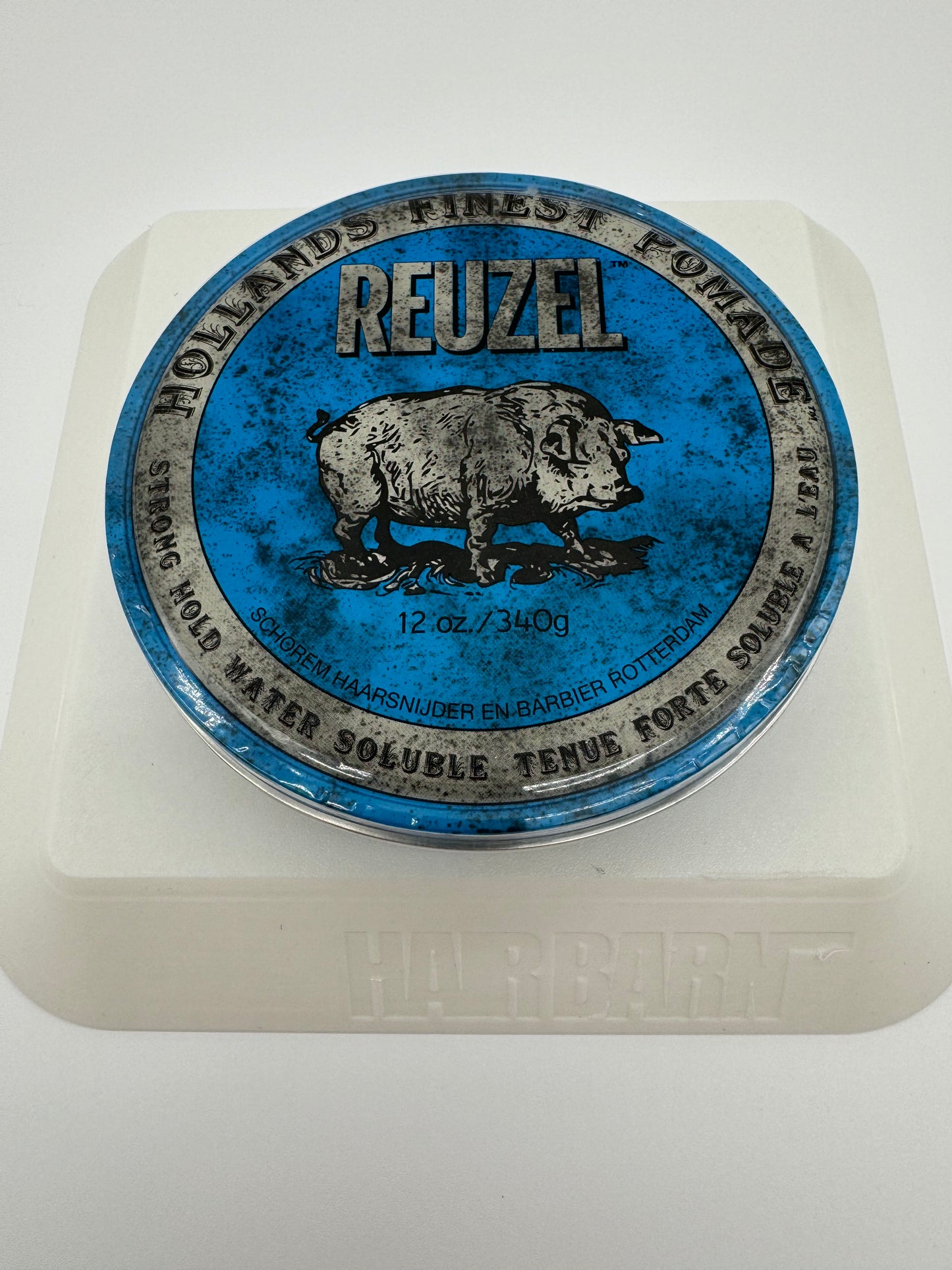 Reuzel Blue Strong Hold Water Soluble Pomade 12 oz Dented Can