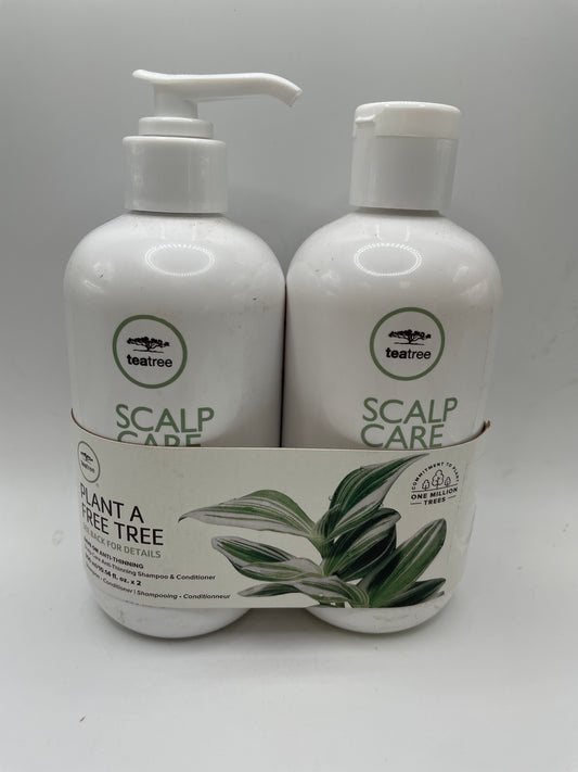 Tea Tree Scalp Care Anti Thinning 10.14 oz Shampoo and 10.14 oz Conditioner